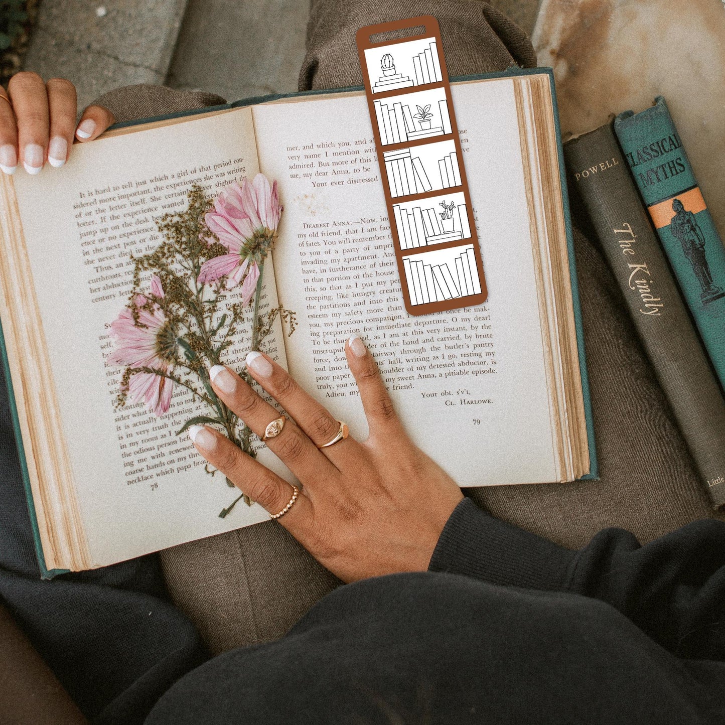 Fun, Unique 5-Tier Bookcase Bookmark – Track Your Reading with Style